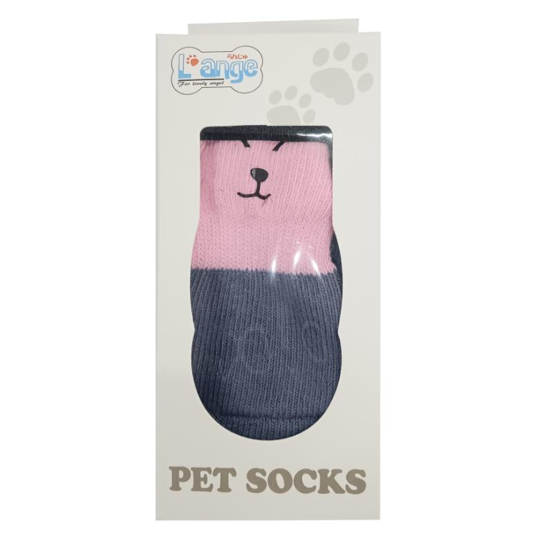 ［アライブ］DOG SOCKS カラフルフェイス XL