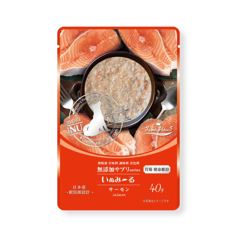 ［リバードコーポレーション］いぬみ～る 無添加サプリ SuppleValue5 胃腸健康維持 サーモン 40g