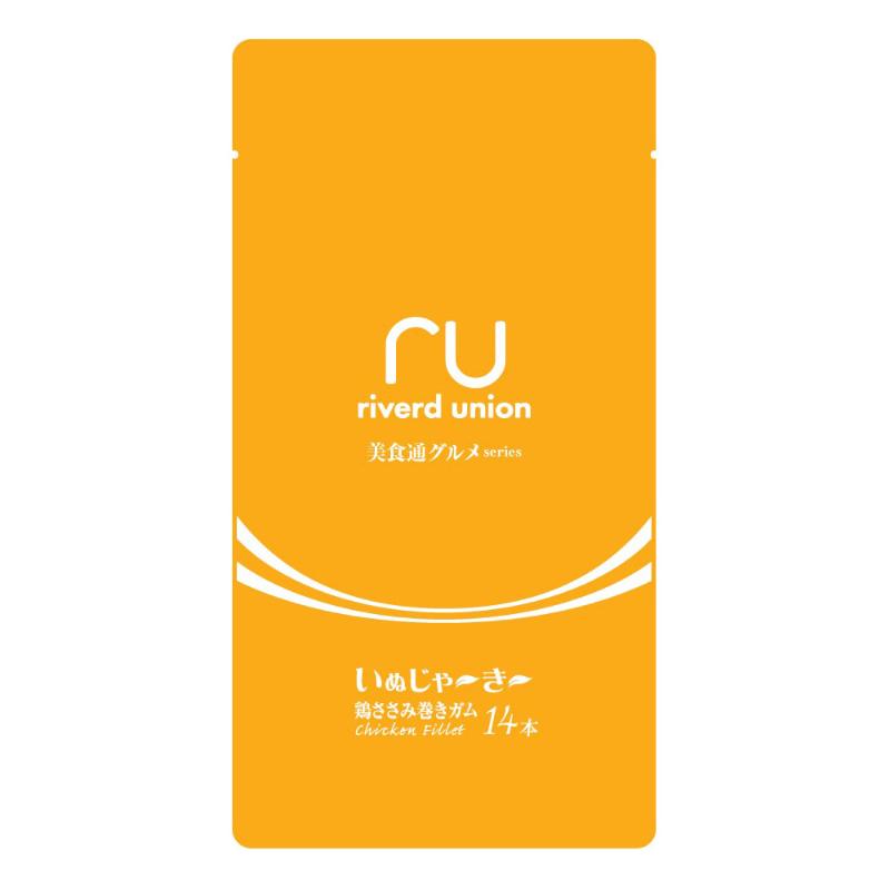 ［リバードコーポレーション］美食通グルメseries いぬじゃ～き～ 鶏ささみ巻きガム 14本