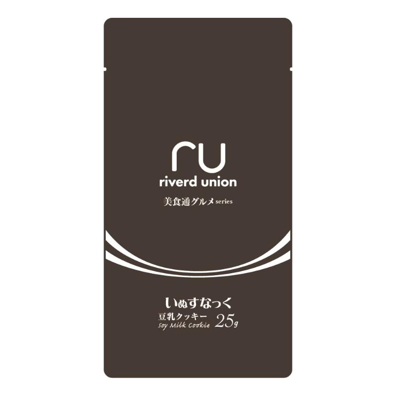 ［リバードコーポレーション］美食通グルメseries いぬすなっく 豆乳クッキー 25g