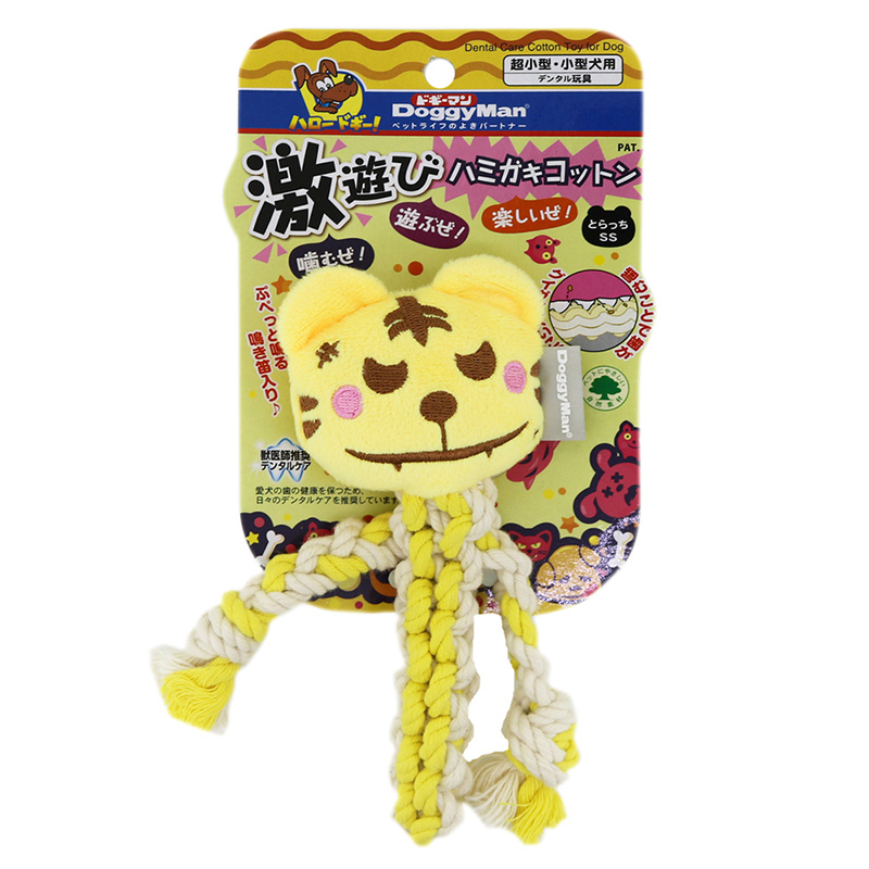 [ドギーマンハヤシ] 激遊びハミガキコットン とらっち SS