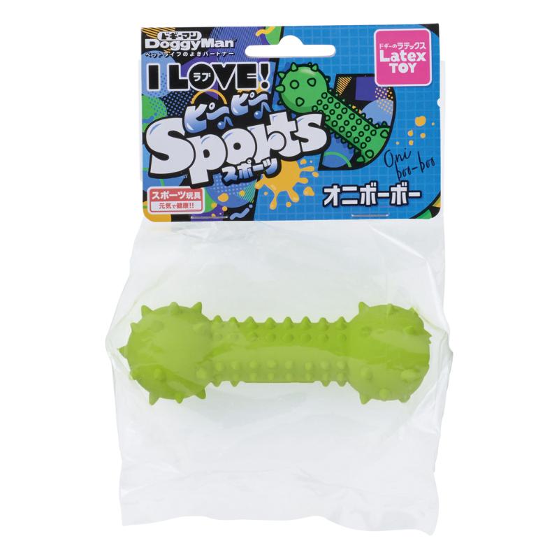 ［ドギーマンハヤシ］ラテックストイ I LOVEピーピースポーツ オニボーボー