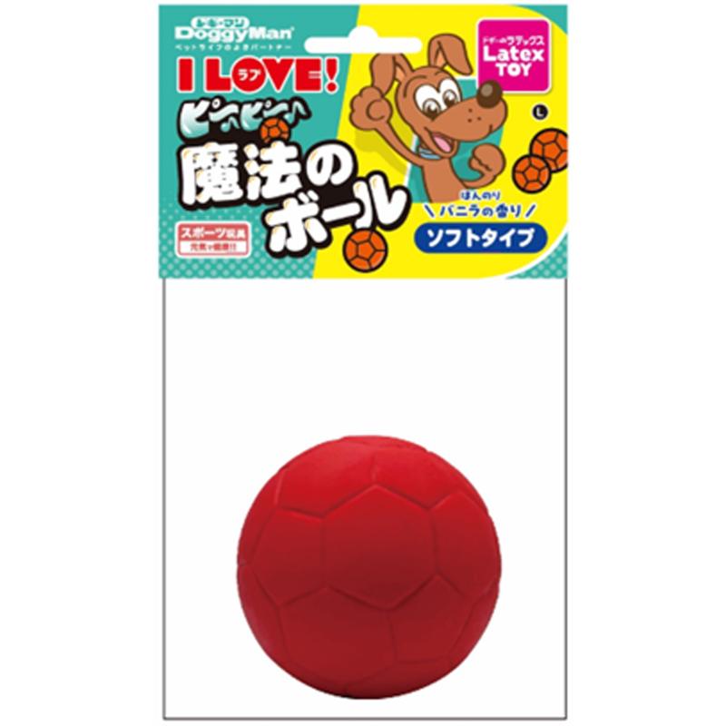 ［ドギーマンハヤシ］ラテックストイ I LOVEピーピー 魔法のボール