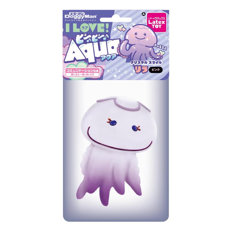 ［ドギーマンハヤシ］ラテックストイ I LOVEピーピーアクア リラ ピンク