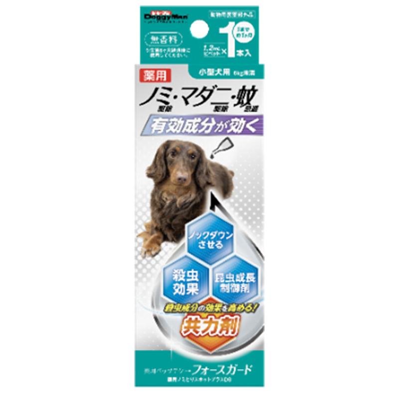 [ドギーマンハヤシ] 薬用ペッツテクト＋フォースガード 小型犬用 1本入【7月特価】