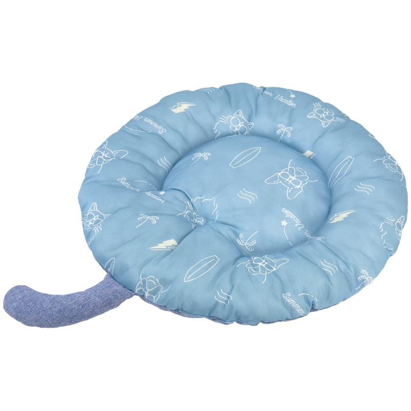 [ドギーマンハヤシ]クールズ しっぽクッション サマーライド そよかぜブルー