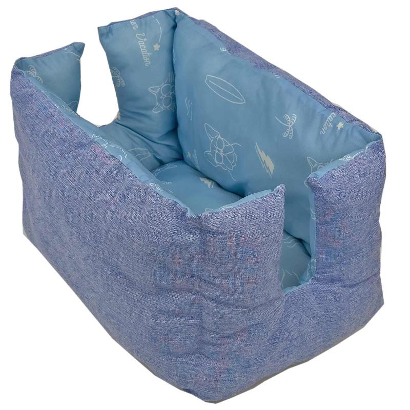 ［ドギーマンハヤシ］クールズ はさまれベッド サマーライド そよかぜブルー