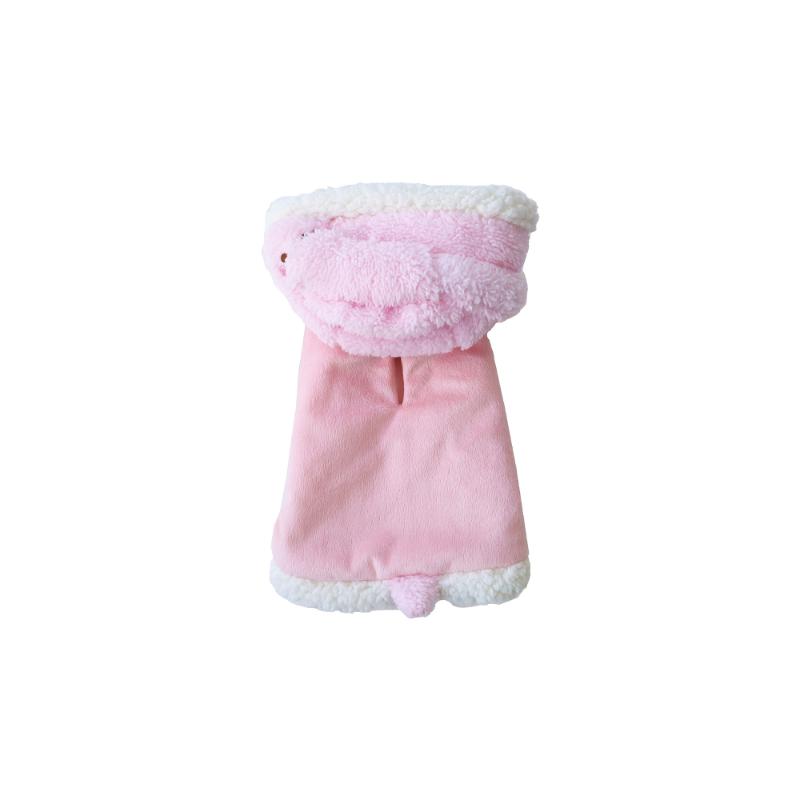 【アウトレット】［ペッツルート］へびさんコートSS ピンク