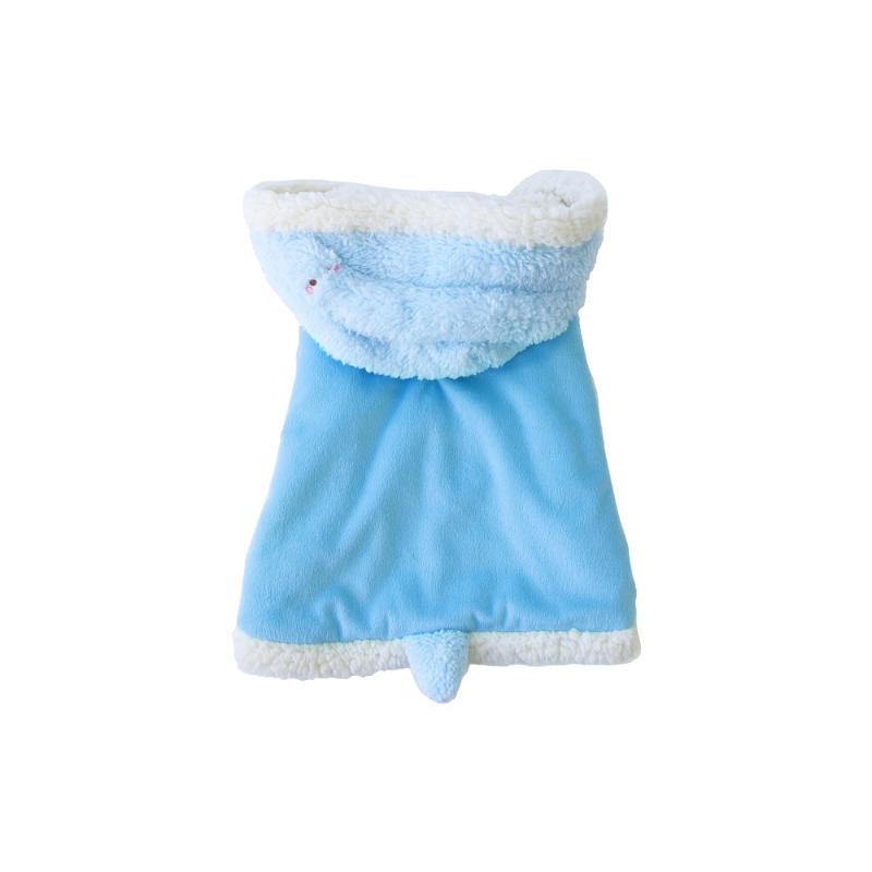 【アウトレット】［ペッツルート］へびさんコートS ブルー