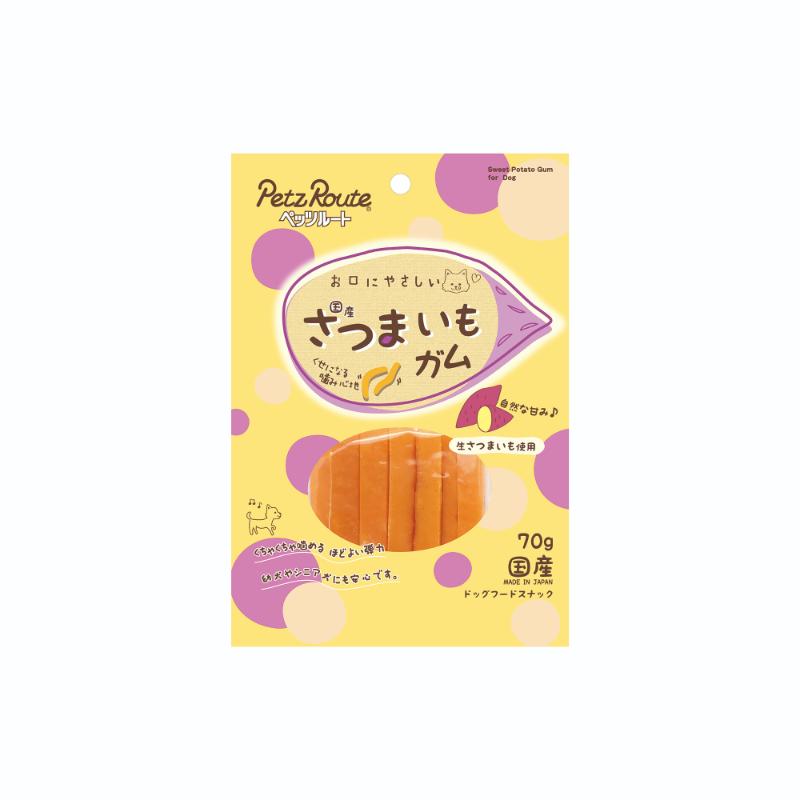 ［ペッツルート］さつまいもガム 70g