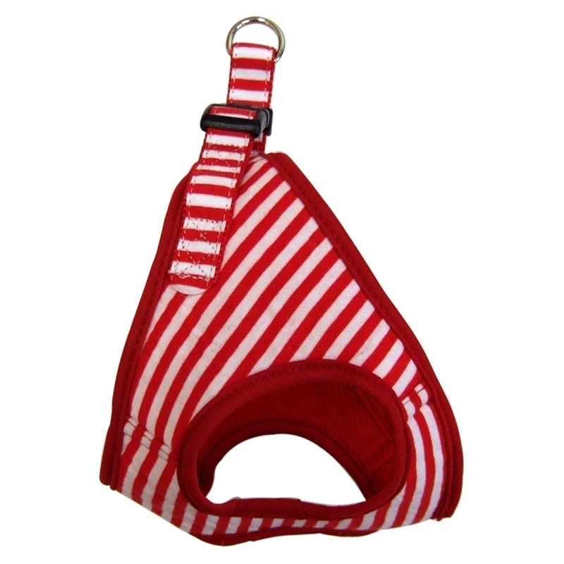 ［岡野製作所］ストライプソフトハーネス SS レッドホワイト
