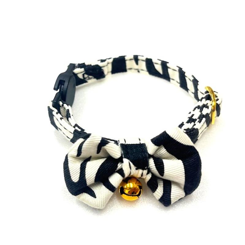 ［岡野製作所］アニマルリボンキャットゼブラ