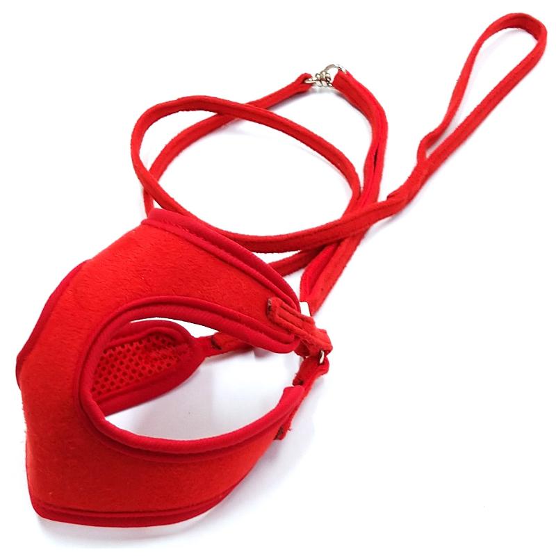 【アウトレット】[岡野製作所]グレイスソフトハーネスリードSS レッド