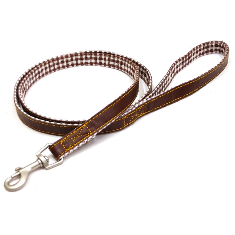 【アウトレット】［岡野製作所］コットンレザーリード#15 ブラウン