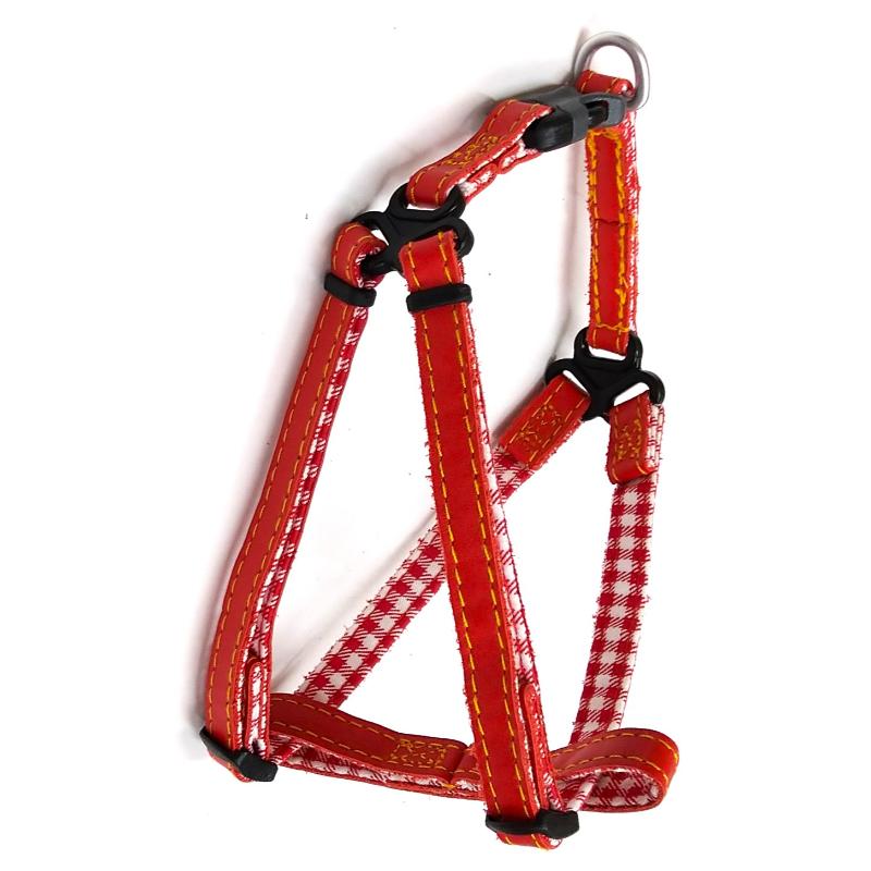 【アウトレット】［岡野製作所］コットンレザーハーネス#10 レッド