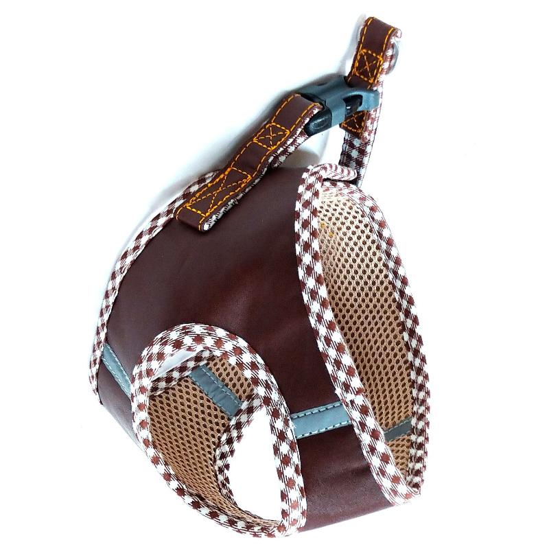 【アウトレット】［岡野製作所］コットンレザーソフトハーネスSS ブラウン