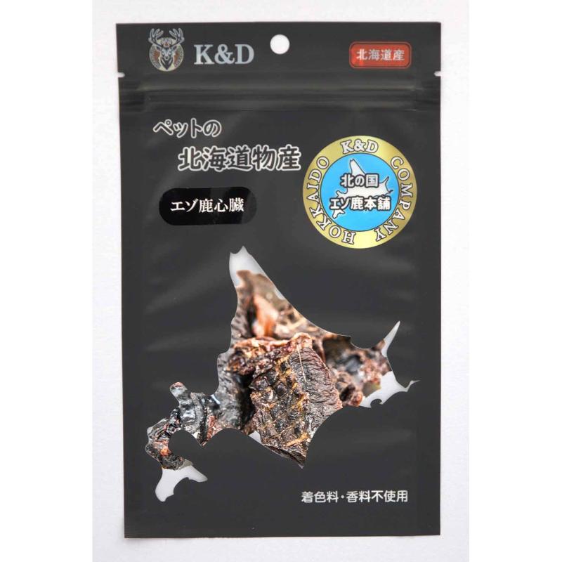 ［K&D］エゾ鹿 心臓 20g ●通販サイト掲載販売不可＜専門店商材＞