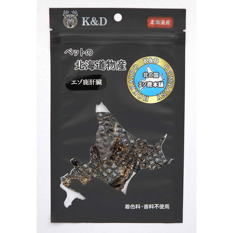 ［K&D］エゾ鹿 肝臓 30g