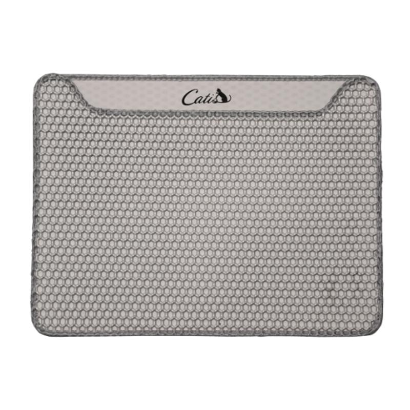 ［AGW TECHNOLOGY JAPAN］キャットトイレマット ライトグレー