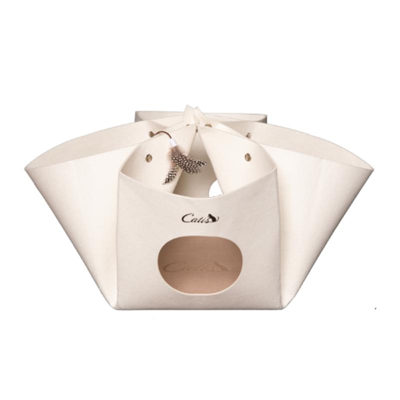 ［AGW TECHNOLOGY JAPAN］Catis キャティス キャットトンネル ホワイト ＜ペット専門店商材＞ ●通販サイト掲載販売不可