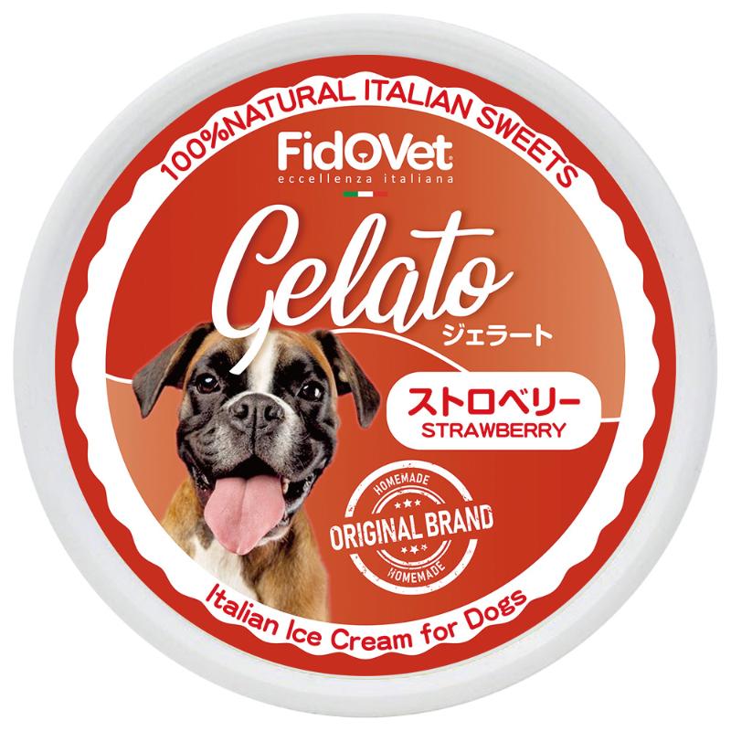 ［ファンタジーワールド(直送)］フィドベット ジェラート 40g ストロベリー ※発注単位・最低ご購入金額にご注意下さい