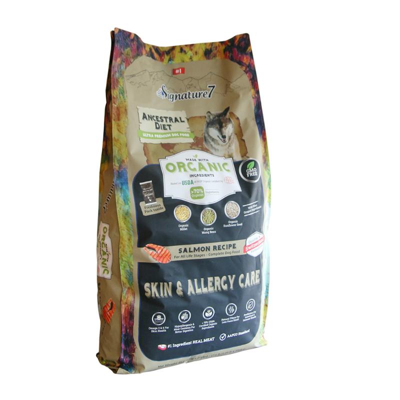 ［ファンタジーワールド(直送)］シグネチャー7 アンセストラルダイエット ドッグ スキン&アレルギー サーモンレシピ8kg