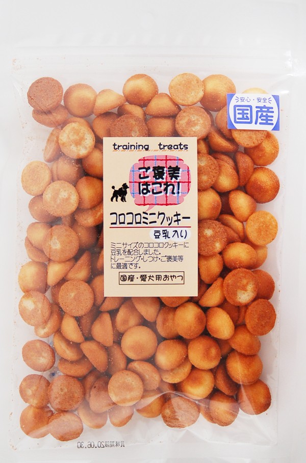 ［エースプロダクツ(直送)］ご褒美はこれ！コロコロミニクッキー 豆乳入り 100g ※最低ご購入金額にご注意下さい