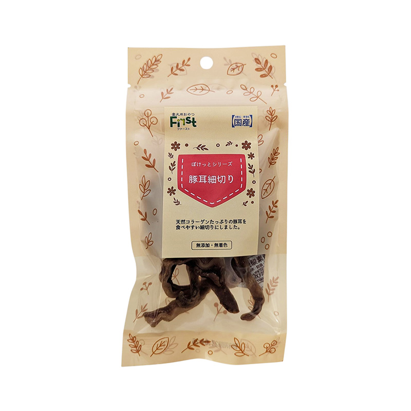 ［エースプロダクツ(直送)］First ぽけっとシリーズ 豚耳細切り 22g ※最低ご購入金額にご注意下さい
