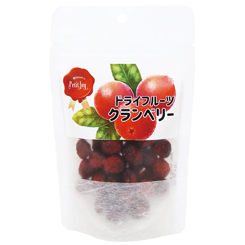 ［エースプロダクツ］PetitJoy ドライフルーツクランベリー 50g