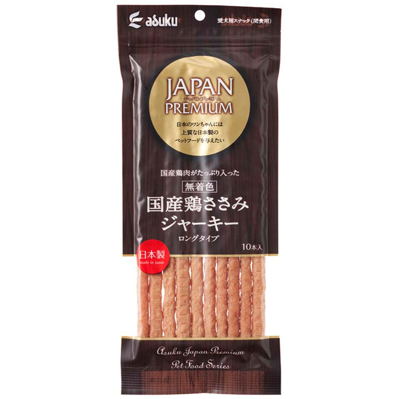 [アスク]JAPAN PREMIUM(ジャパンプレミアム) 国産鶏ささみジャーキーロング 10本