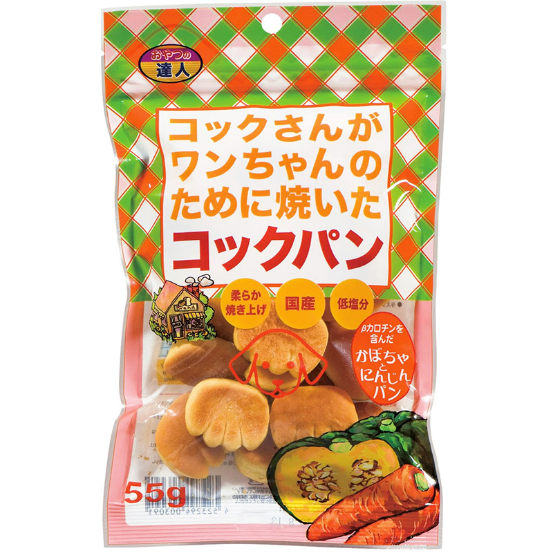 [サンメイト] コックパン かぼちゃにんじん味 55g