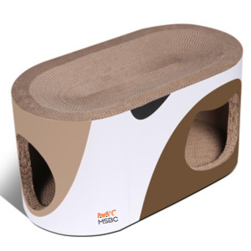 ［Petner］隠れん坊ハウス爪とぎ