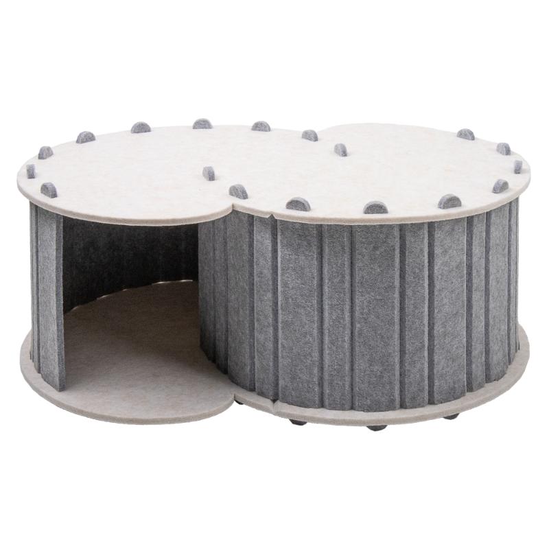 ［Petner］フロッキーラビリンス グレー