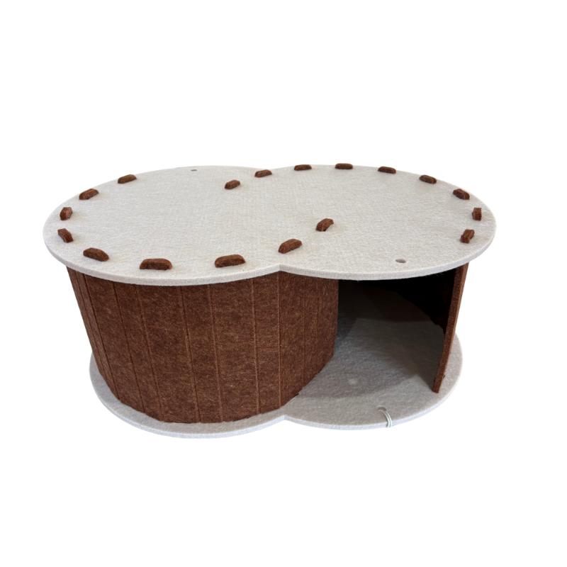 ［Petner］フロッキーラビリンス ブラウン