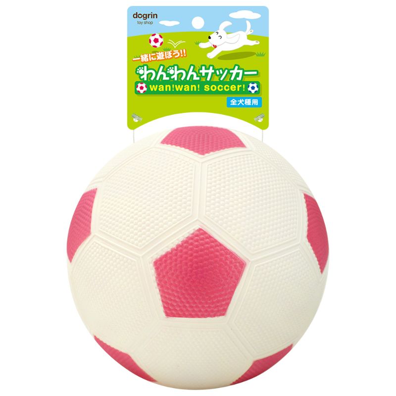 ［スーパーキャット］わんわんサッカーL ピンク