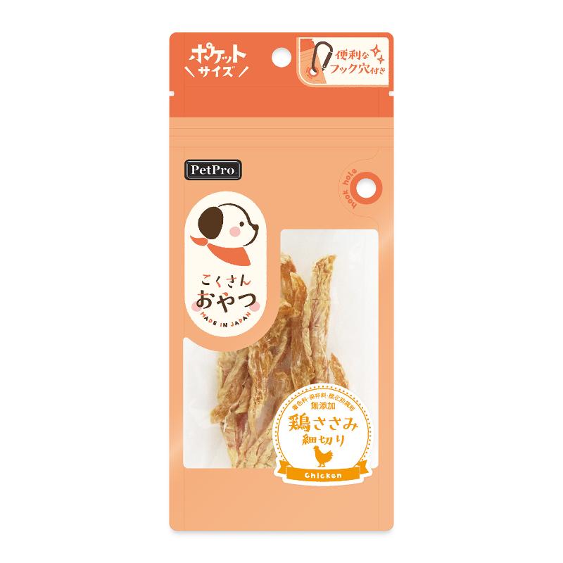 ［ペットプロジャパン］ペットプロ こくさんおやつ 鶏ささみ細切り 15g
