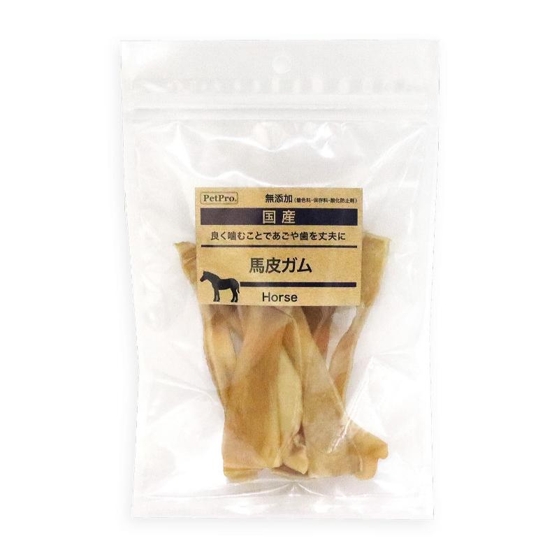 ［ペットプロジャパン］ペットプロ 国産おやつ 無添加馬皮ガム 50g