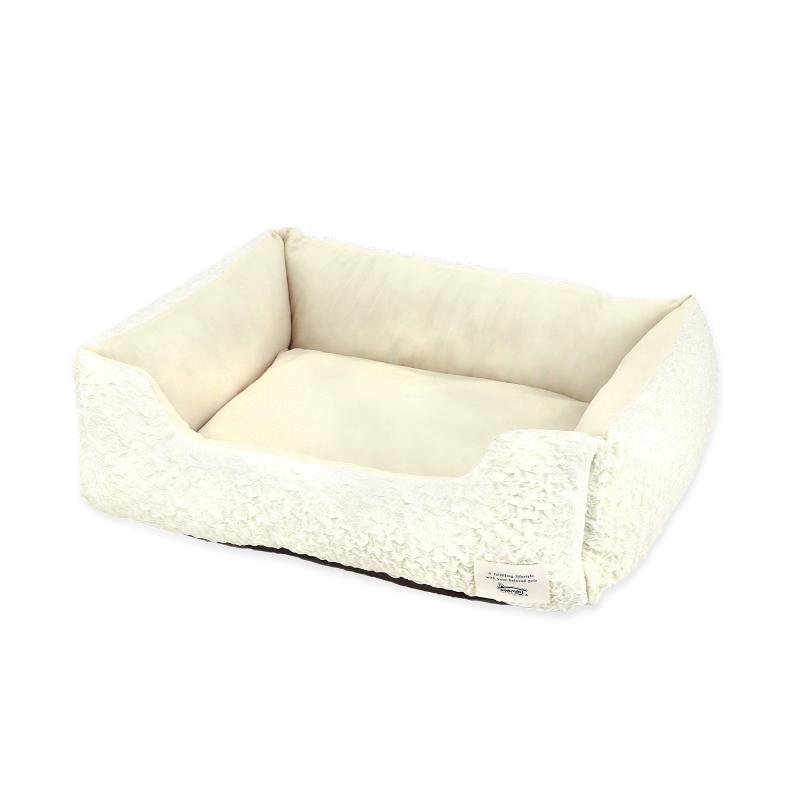 ［ペットプロジャパン］Homey クールシフォンスクエアベッド M ライトベージュ