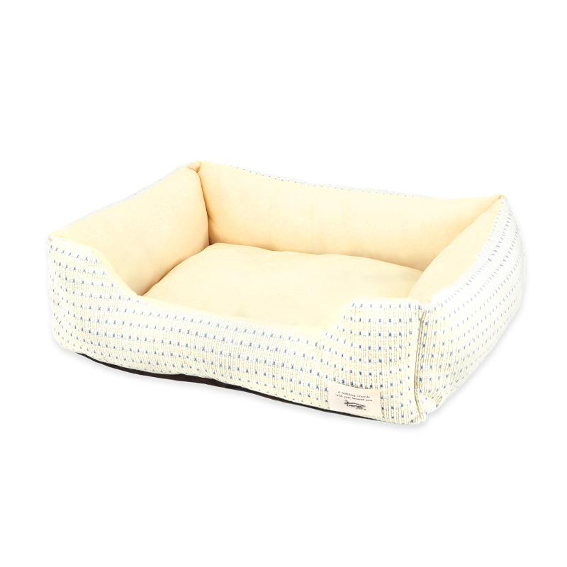 ［ペットプロジャパン］Homey クールニットスクエアベッド M オフホワイト
