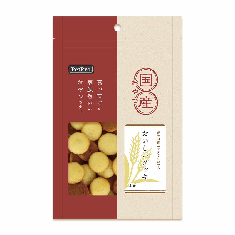 ［ペットプロジャパン］ペットプロ 国産おやつ おいしいクッキー 45g