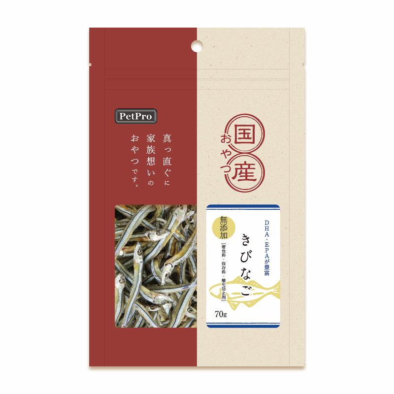 ［ペットプロジャパン］ペットプロ 国産おやつ きびなご 70g