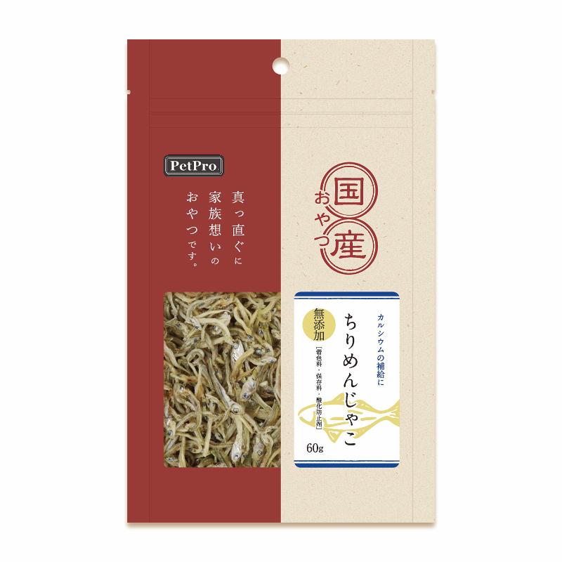 ［ペットプロジャパン］ペットプロ 国産おやつ ちりめんじゃこ 60g