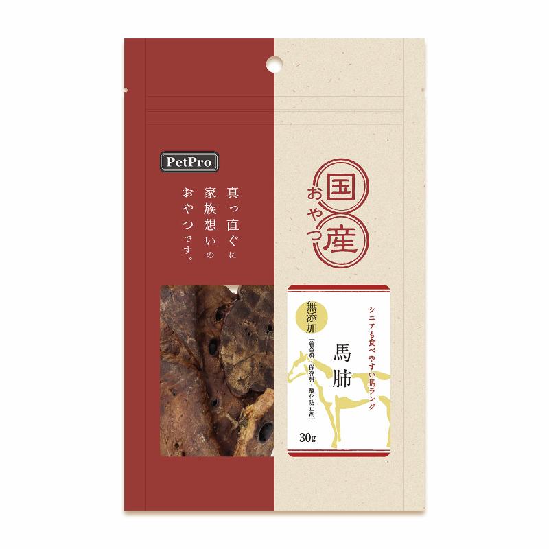 ［ペットプロジャパン］ペットプロ 国産おやつ 馬肺 30g