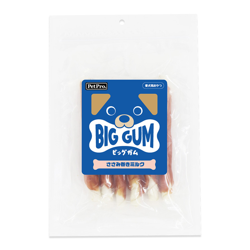 [ペットプロジャパン]ペットプロ BIGガム ささみ巻きミルク 6本入【メーカーフェア10】