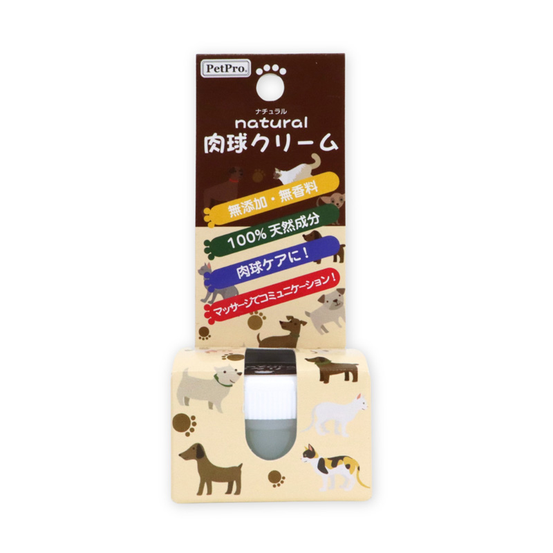 ［ペットプロジャパン(直送)］ペットプロ ナチュラル肉球クリーム ※メーカー直送（本州のみ） ※発注単位・最低発注数量(混載10ケース以上)にご注意下さい