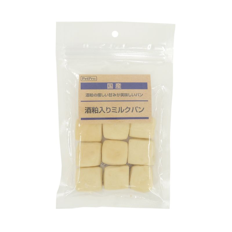 [ペットプロジャパン] ペットプロ 国産おやつ 酒粕入りミルクパン 70g