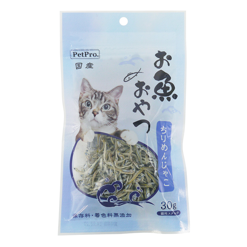 ［ペットプロジャパン］ペットプロ 猫用お魚おやつ ちりめんじゃこ 30g