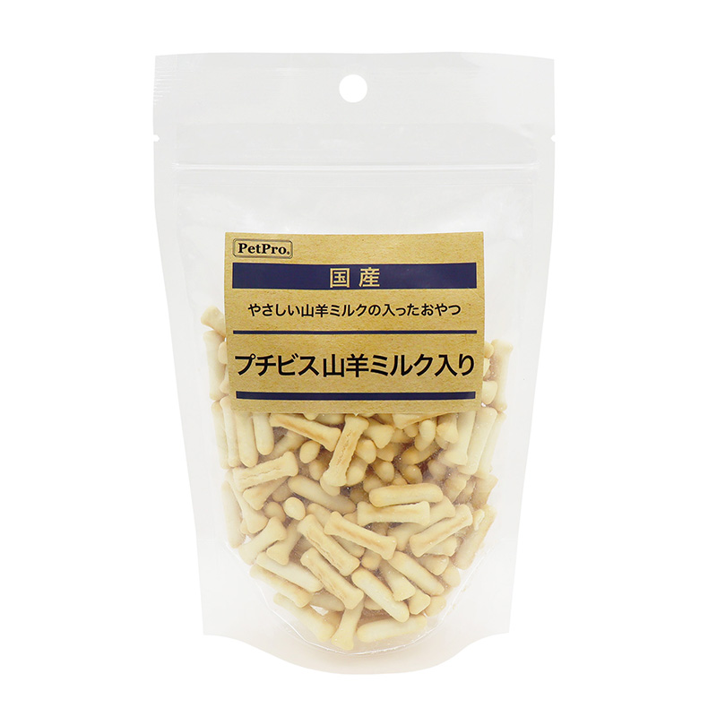 ［ペットプロジャパン］国産おやつ プチビス 山羊ミルク入り 78g