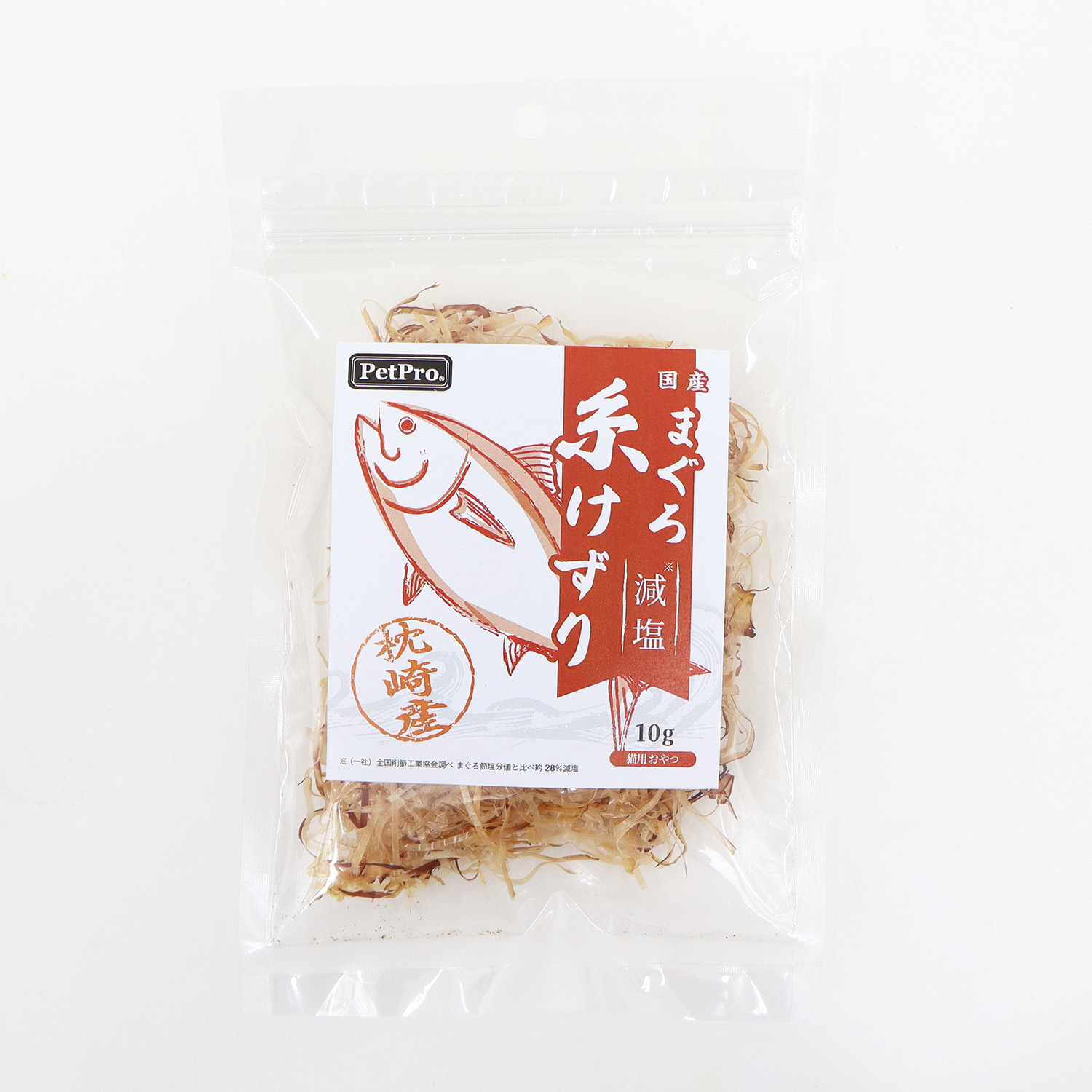 ［ペットプロジャパン］ペットプロ 減塩まぐろ糸けずり 10g　【5月特価】