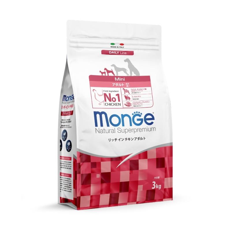 ［ATSU.Trading］Monge リッチインチキン アダルト 3kg ＜販売登録承認制＞